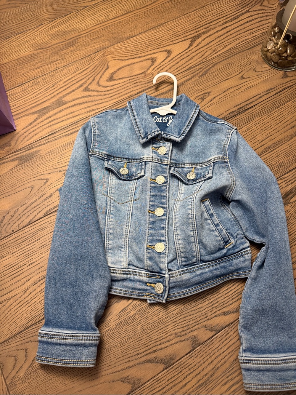 Cat & Jack Light Blue Denim Jacket for Kids